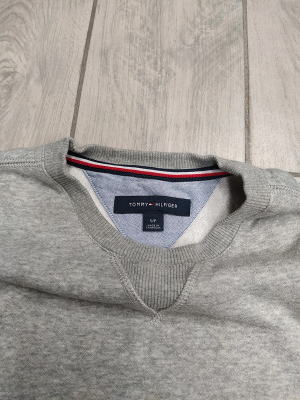 Tommy Hilfiger felpa girocollo felpata vintage uomo tg S