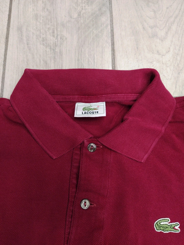 Lacoste polo classica vintage nido d'ape uomo tg L