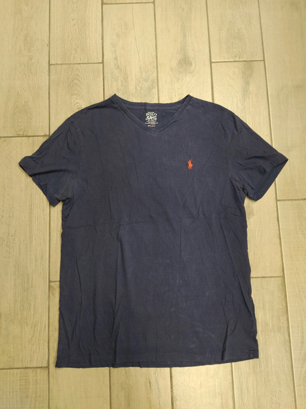Ralph Lauren t-shirt vintage scollo a V uomo tg M