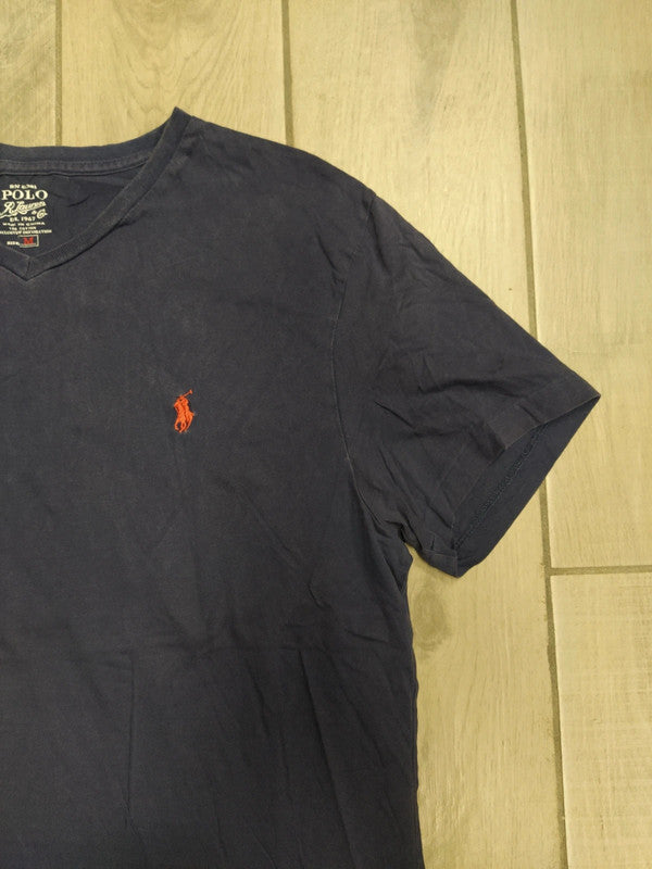 Ralph Lauren t-shirt vintage scollo a V uomo tg M