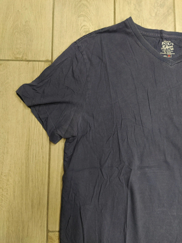 Ralph Lauren t-shirt vintage scollo a V uomo tg M