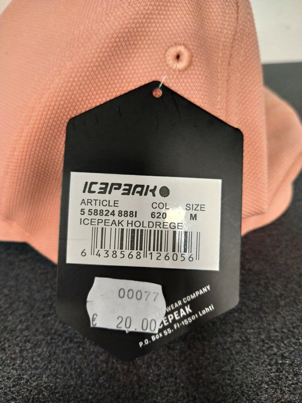 Icepeak cappellino con visiera rosa albicocca