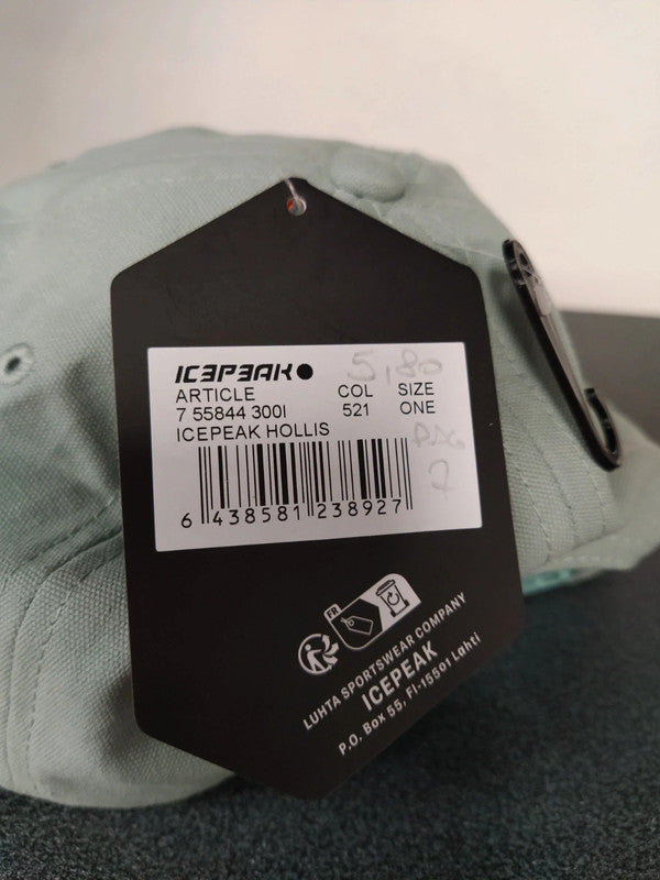 Icepeak cappellino con visiera con disegno unisex tg unica