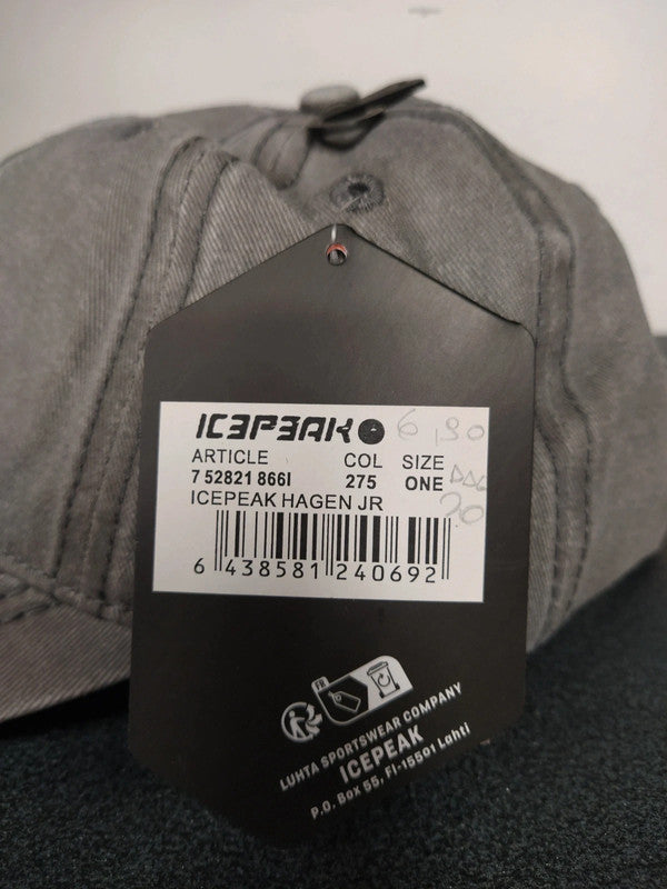 Icepeak cappellino con visiera sportivo bimbo tg unica