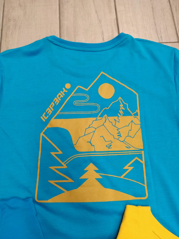 Icepeak set 3 T-shirt cotone tecnico trekking montagna uomo tg M