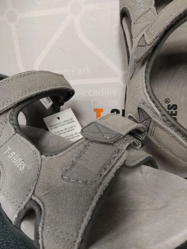 T-Shoes sandalo in pelle trekking montagna uomo n 45