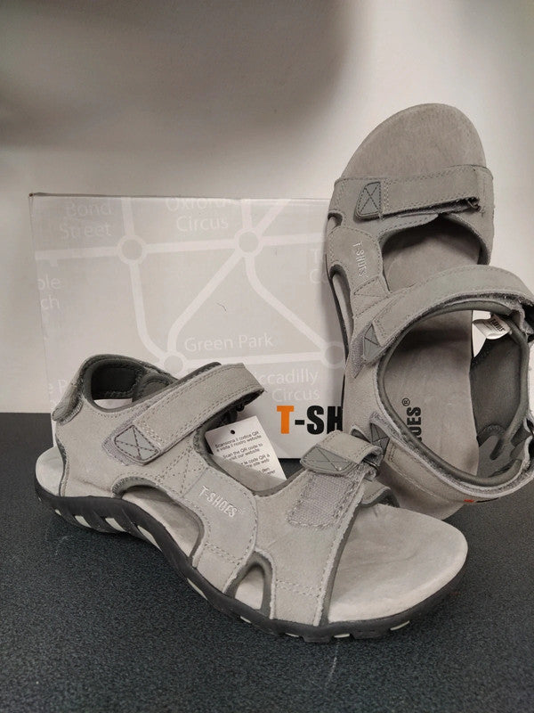 T-Shoes sandalo in pelle trekking montagna uomo n 45