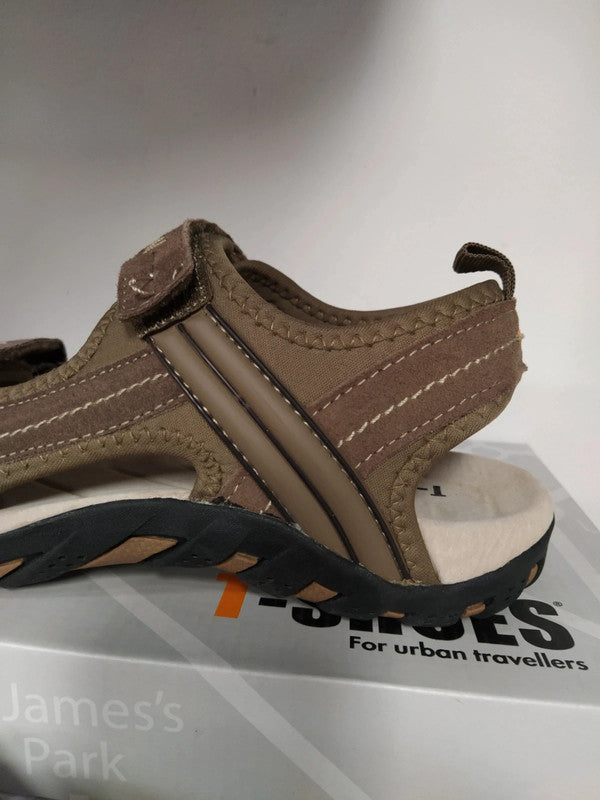 T-Shoes sandalo in pelle trekking montagna uomo n 42