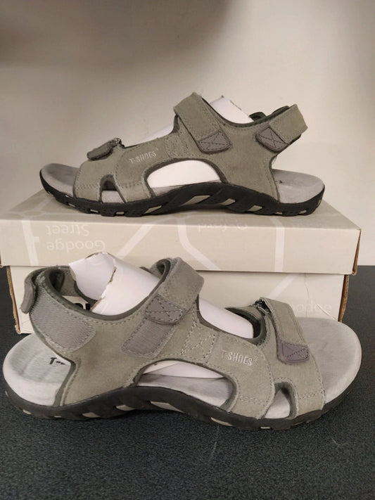 T-Shoes sandalo in pelle trekking montagna uomo n 46