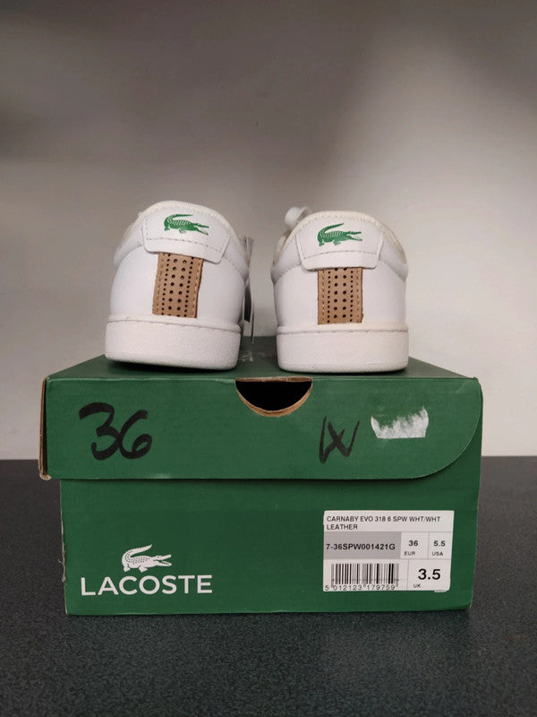 Lacoste sneakers Carnaby Evo in pelle con logo n 36 donna