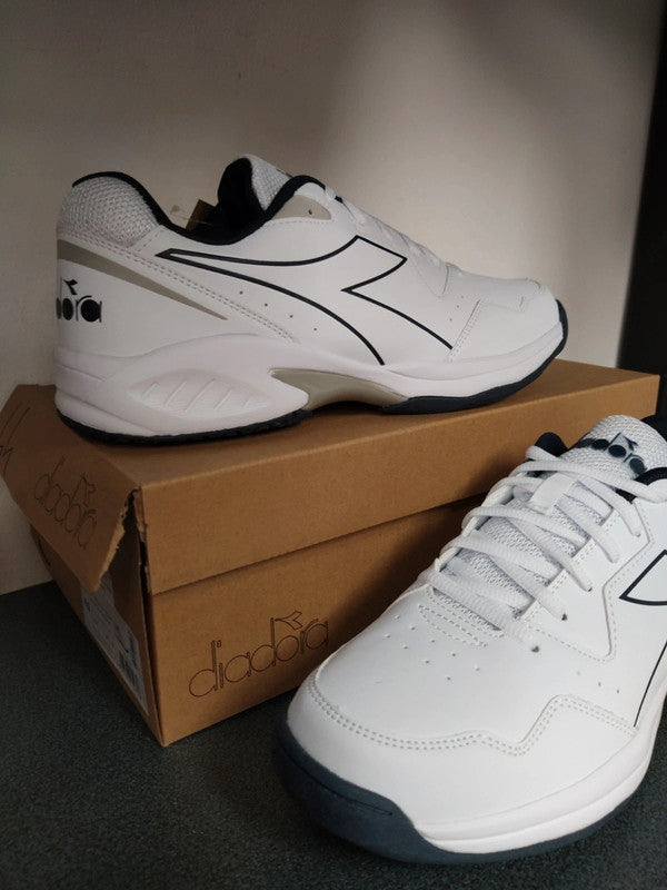 Diadora scarpe da tennis da uomo bianche / blu n 44