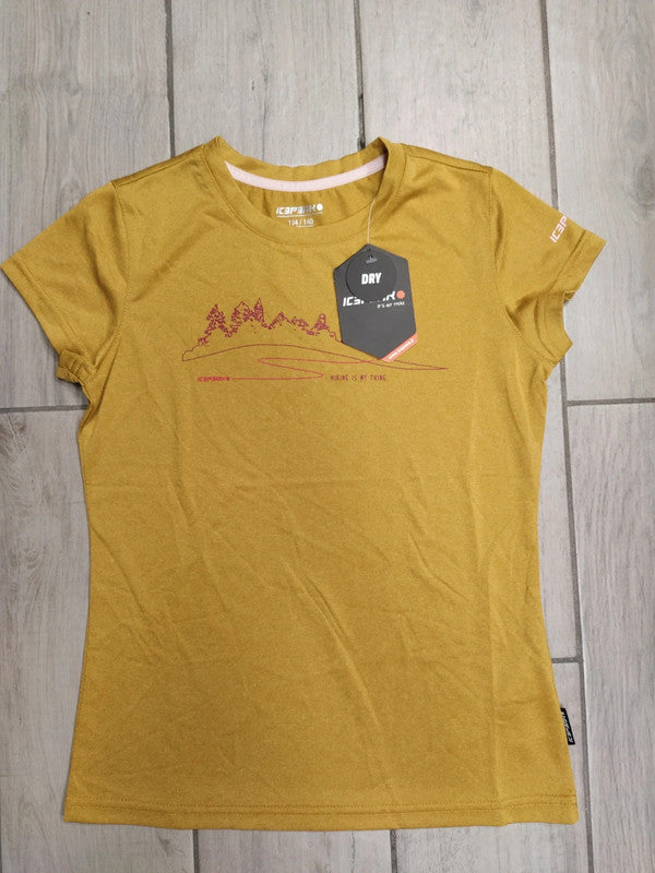 Icepeak completo Midlayer t-shirt e pantaloncini montagna bimba tg 9-10 anni 140 cm