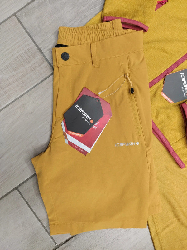 Icepeak completo Midlayer t-shirt e pantaloncini montagna bimba tg 9-10 anni 140 cm