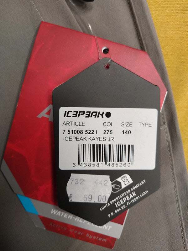 Icepeak set T-Shirt pantalone trekking montagna 140 cm / 10 anni