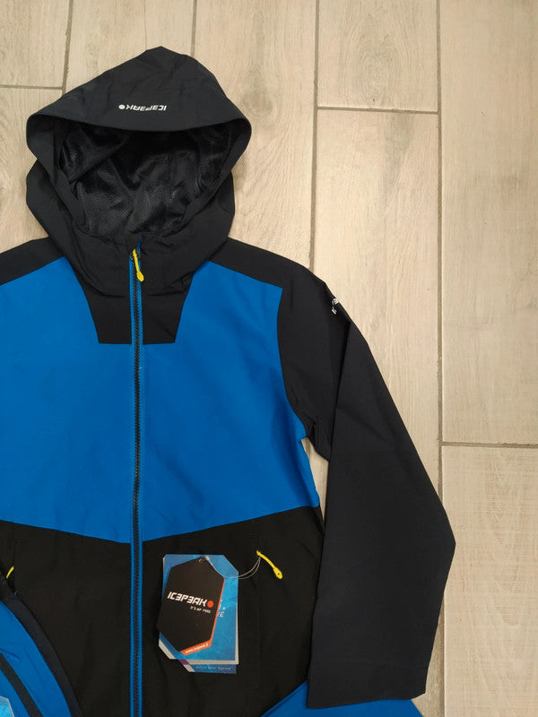 Icepeak set completo giacca impermeabile e pantaloni montagna bambino tg 140 cm / 9-10 anni