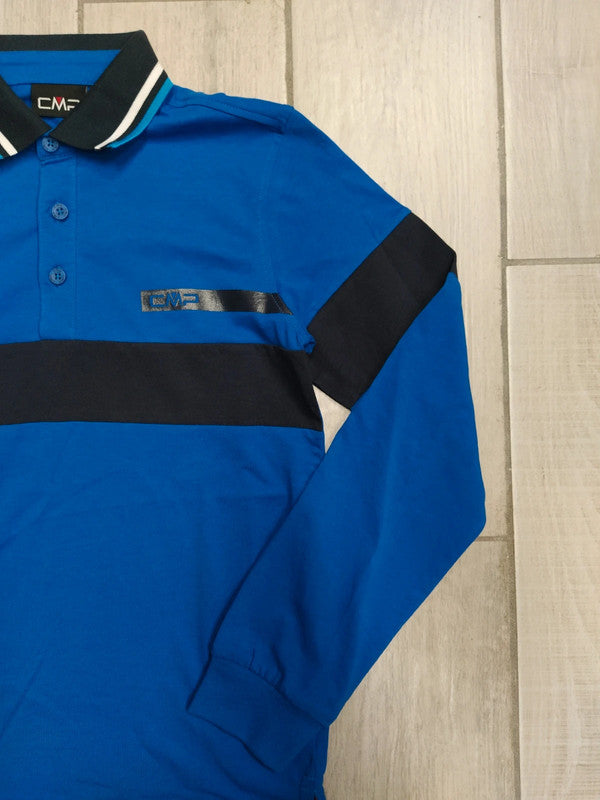 CMP polo a maniche lunghe cotone bambino tg 140 cm / 9-10 anni