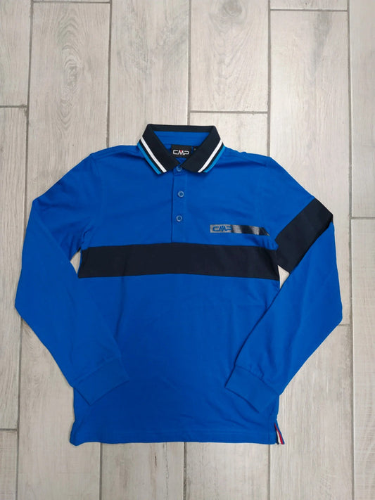 CMP polo a maniche lunghe cotone bambino tg 140 cm / 9-10 anni