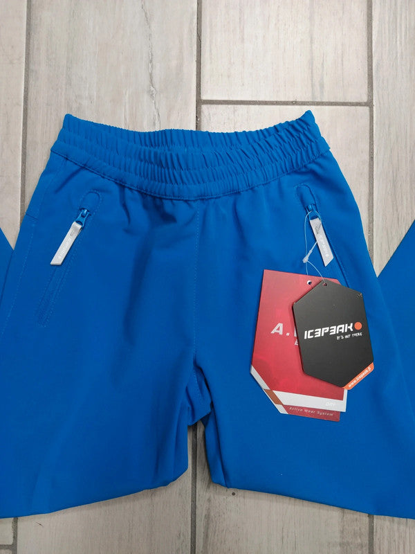 Icepeak set t-shirt e pantaloni tecnici montagna bambino tg 110 cm / 4-5 anni