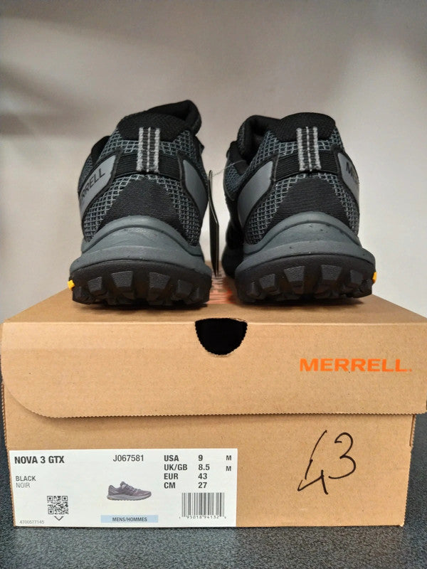 Merrell Antora 3 Goretex Vibram scarpe trekking montagna uomo n 43