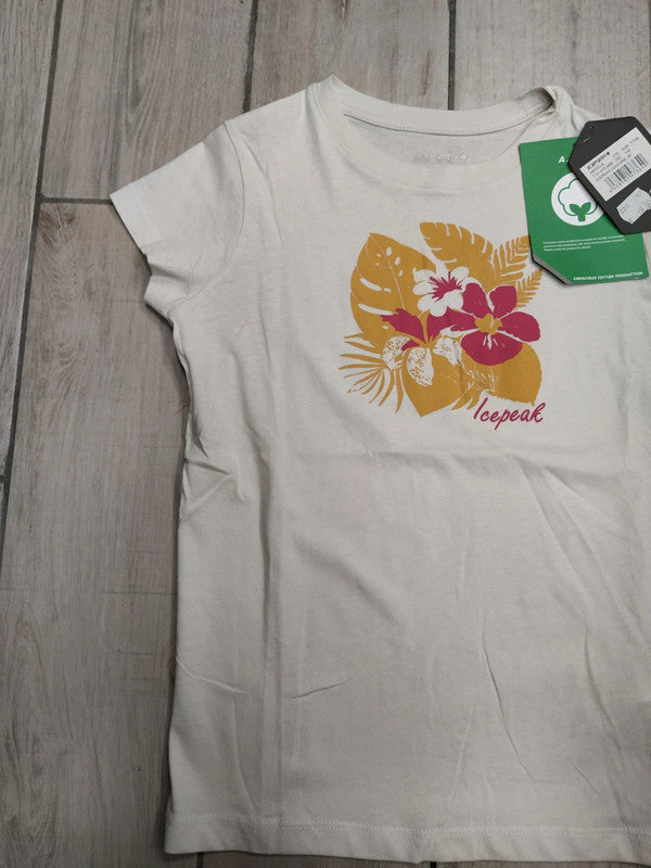 Icepeak T-shirt bimba 100% cotone tg 140 cm / 9-10 anni