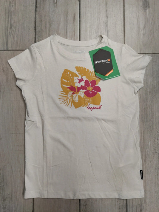 Icepeak T-shirt bimba 100% cotone tg 140 cm / 9-10 anni