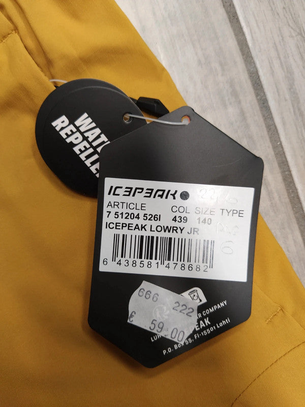 Icepeak set t-shirt tecnica e pantaloni tecnici montagna bambino tg 140 cm / 9-10 anni