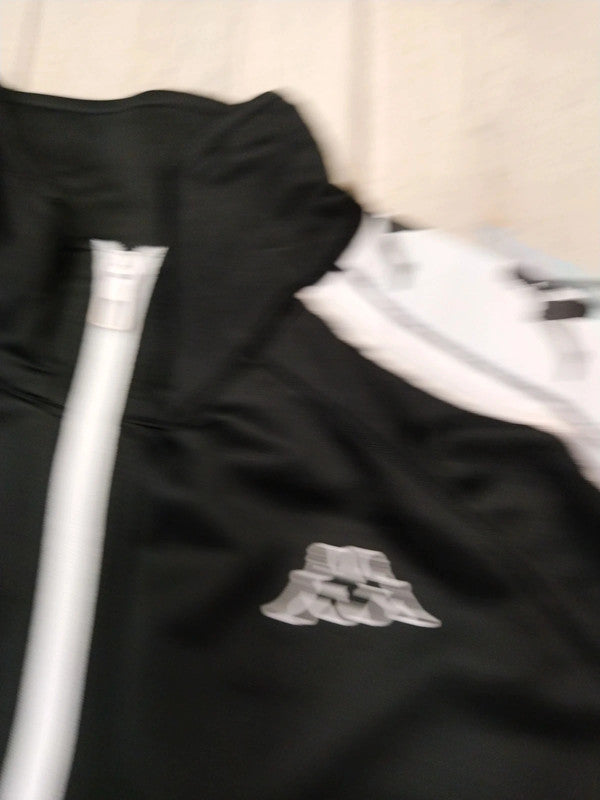 Kappa felpa giacchetta acetato banda larga vintage uomo tg 2XL