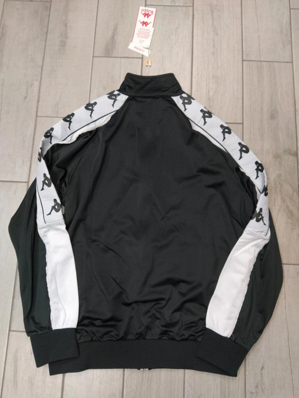 Kappa felpa giacchetta acetato banda larga vintage uomo tg 2XL