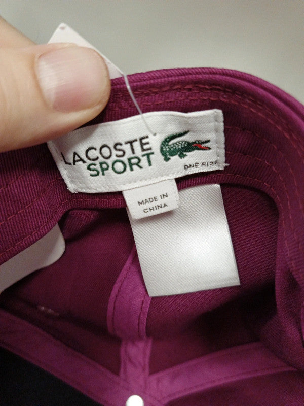 Lacoste cap berretto visiera originale unisex