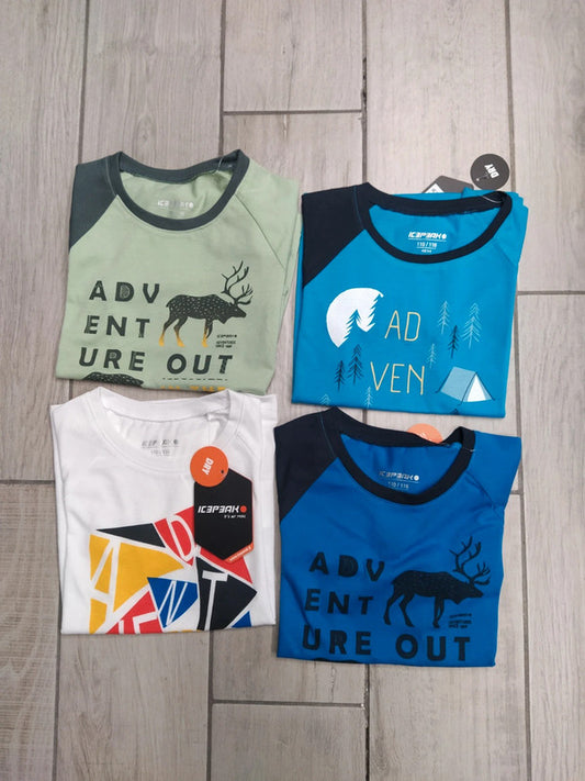 Icepeak set t-shirt junior bambino tg 116 cm / 6 anni