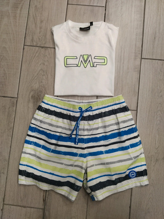 CMP set completo boxer t-shirt bimbo junior tg 10 anni / 140 cm