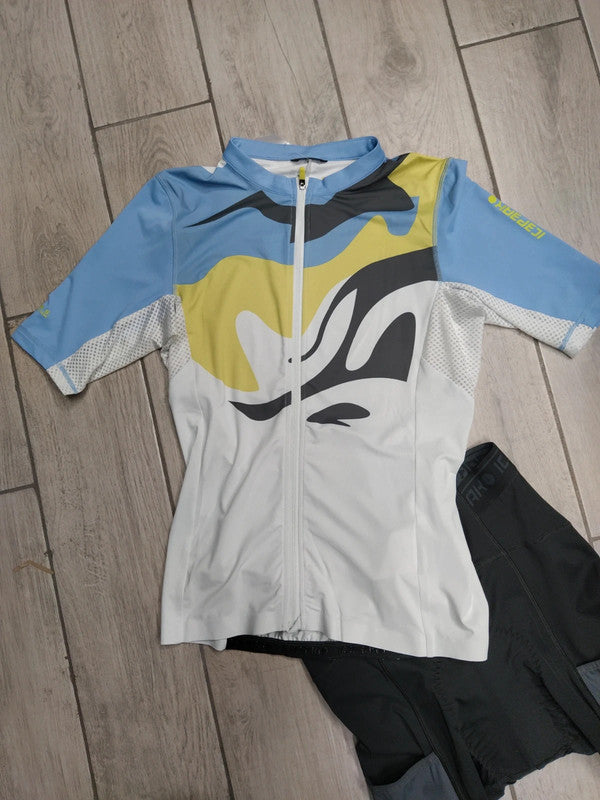 Icepeak set t-shirt tecnica e pantaloncini Bike Bici donna tg M