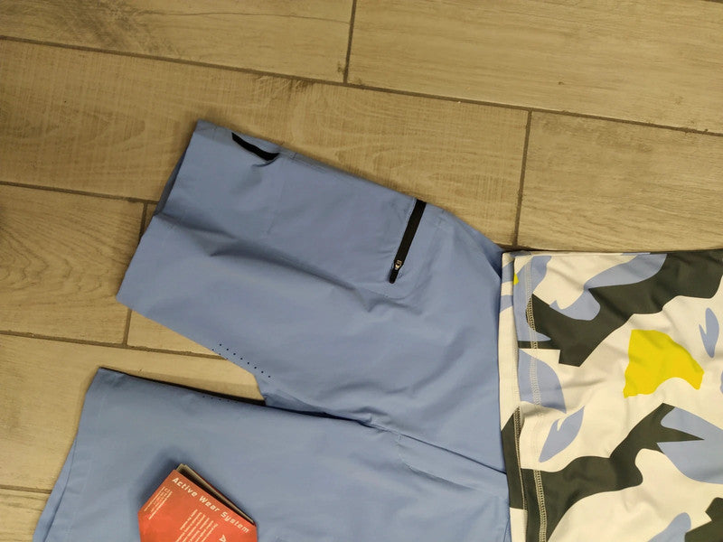 Icepeak set t-shirt e pantaloncini montagna trekking donna tg M