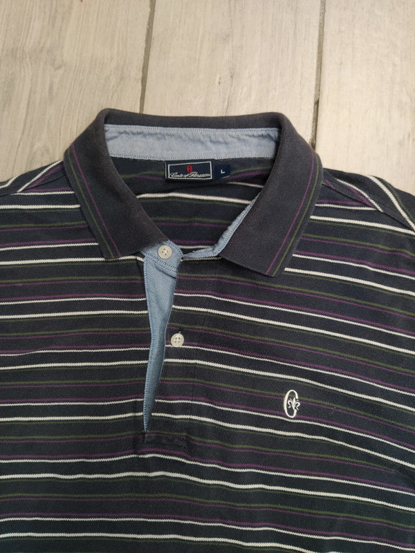 Conte of Florence polo maniche lunghe righe uomo  L
