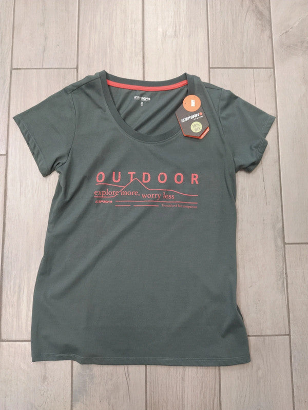 Icepeak t-shirt donna cotone tg M