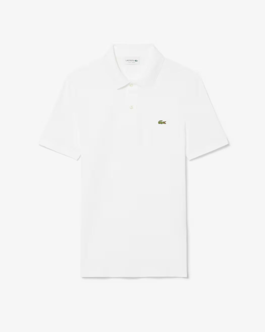 Lacoste Polo slim fit in piqué L.12.12 - Bianco